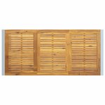 vidaXL Table de Jardin Gris 180 x 90 x 75 cm Bois d'Acacia Massif