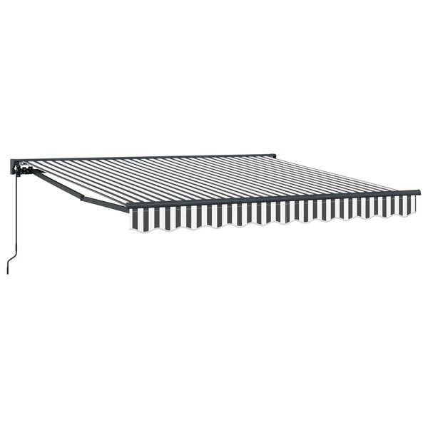 vidaXL Cadre d'auvent Anthracite et blanc 300 x 250 cm