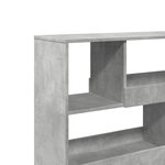 vidaXL Bibliothèque/Séparateur de pièce gris béton 100x33x94 5 cm