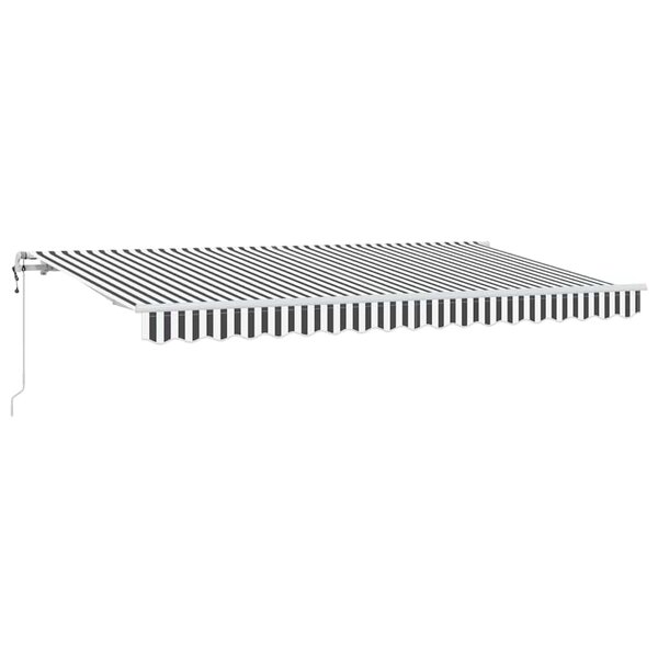 vidaXL Auvent Rétractable Anthracite 400 x 200 cm tissu