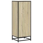 vidaXL Bibliothèque chêne sonoma 40x35x107 5 cm bois d'ingénierie