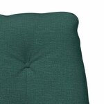 vidaXL Fauteuil relaxant Vert foncé 69 x 74 x 93 cm tissu