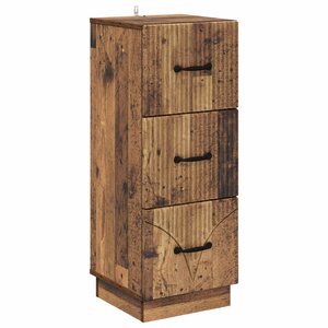 vidaXL Armoire à tiroirs Bois ancien 33 x 34 5 x 87 cm
