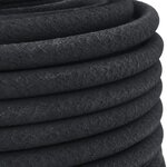 vidaXL Tuyau d'arrosage de jardin noir 0 6" 50 m caoutchouc
