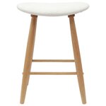 vidaXL Chaises de salle à manger 2 Pièces Naturel 46 x 37 x 63 cm