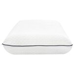 vidaXL Coussin de sommeil 70 x 40 x 14 cm Moyen Mousse de Gel Blanc
