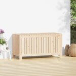 vidaXL Boîte de rangement de jardin 115x49x60 cm Bois massif de pin