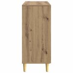 vidaXL Buffet Chêne artisanal 89 x 34 5 x 80 cm Bois d'ingénierie
