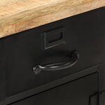 vidaXL Buffet 60x30x76 cm Bois de manguier brut