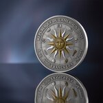 TERPSICHORE & EUTERPE Les Neuf Muses Pièce 2 Once Argent 2000 Francs Cameroun 2025