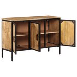 vidaXL Buffet 105x35x70 cm bois de manguier brut massif