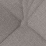 vidaXL Coussins de siège 4 Pièces Taupe 40 x 40 x 12 cm tissu