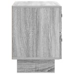 vidaXL Cabinet de chevet avec tiroir Sonoma gris 62 x 34 5 x 47 5 cm