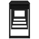 vidaXL Table Gigogne 3 Pièces Chêne noir 61 x 28 x 47 cm