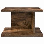 vidaXL Table de chevet Chêne fumé 40 x 30 x 25 cm Bois d'ingénierie