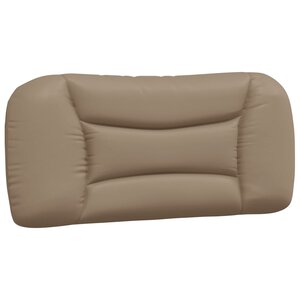 vidaXL Coussin de tête de lit cappuccino 90 cm similicuir
