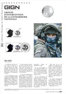 Document philatélique - 50 ans du GIGN