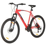 vidaXL Vélo de montagne 21 vitesses Roues 29 pouces Cadre 58 cm Rouge