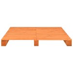 vidaXL Cadre de lit de palette sans matelas 120x200cm bois massif