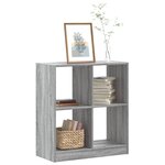 vidaXL Bibliothèque sonoma gris 68 5x32x75 cm bois d'ingénierie