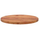 vidaXL Dessus de table Ø40x3 8 cm rond bois massif d'acacia