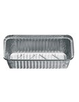 (lot   1000 barquettes alu) barquette rectangulaire aluminium 435ml