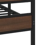 vidaXL Cadre de lit sans matelas avec tête de lit et pied de lit