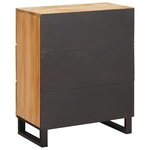 vidaXL Buffet Marron 60 x 33 x 75 cm Bois de mangue massif