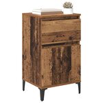 vidaXL Cabinet de chevet Bois ancien 40 x 35 x 70 cm Bois d'ingénierie