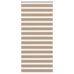 vidaXL Store zèbre marron sable largeur du tissu 105 9 cm polyester