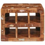 vidaXL Étagère à vin Marron 44 x 30 x 35 cm Bois récupéré massif