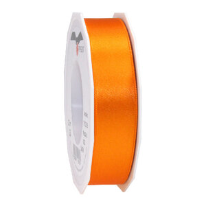 Satin double face 25-m-rouleau 25 mm orange