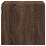 vidaXL Armoire murale chêne marron 40x42 5x40 cm bois d'ingénierie