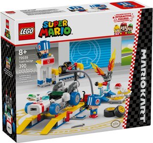 LEGO Super Mario - Garage de Toad pour Mario Kart - Set 72035 avec Figurines et Accessoires Personnalisables