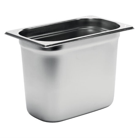 Bac gastro inox gn 1/4 - profondeur 200 mm - gastro m -  - inox6 5176 x162x200mm