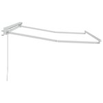 vidaXL Cadre de auvent Blanc 3 x 2 m