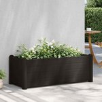 vidaXL Lit surélevé de jardin PP Anthracite 100x43x35 cm