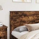 vidaXL Tête de lit Chêne fumé 180 cm Bois d'ingénierie