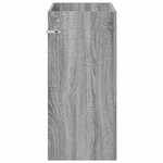 vidaXL Meuble sous lavabo de salle de bain Sonoma gris