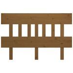 vidaXL Tête de lit Marron miel 203 5x3x81 cm Bois massif de pin