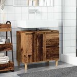 vidaXL Armoire lavabo vieux bois 65x33x60 cm bois d'ingénierie