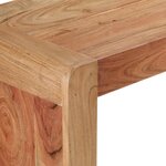 vidaXL Table console 110x30x76 cm bois massif d'acacia