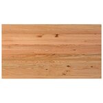vidaXL Dessus de bureau marron clair bois chêne massif rectangulaire