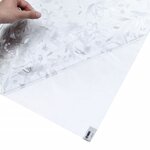 vidaXL Films pour fenêtre 2 Pièces dépoli motif de fleur PVC