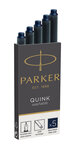 PARKER Quink 5 cartouches longues pour Stylo plume  bleue/noire