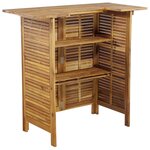 vidaXL Ensemble de bar de jardin 5 Pièces Bois d'acacia solide