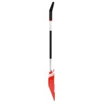 vidaXL Pelle à neige Rouge 136 cm Aluminium