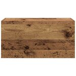 vidaXL Armoire murale de bain vieux bois 60x25x30 cm bois d'ingénierie