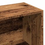 vidaXL Armoire à livres vieux bois 98x29x97 5 cm