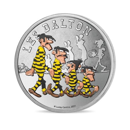 Mini médaille Monnaie de Paris 2021 - Les Dalton